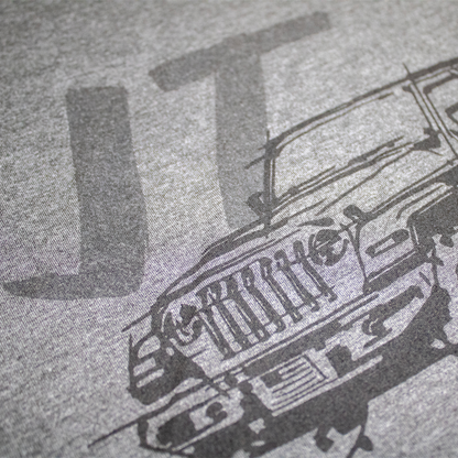 T-Shirt – Men’s Jeep® JT Gladiator LDD Series – Triblend Charcoal