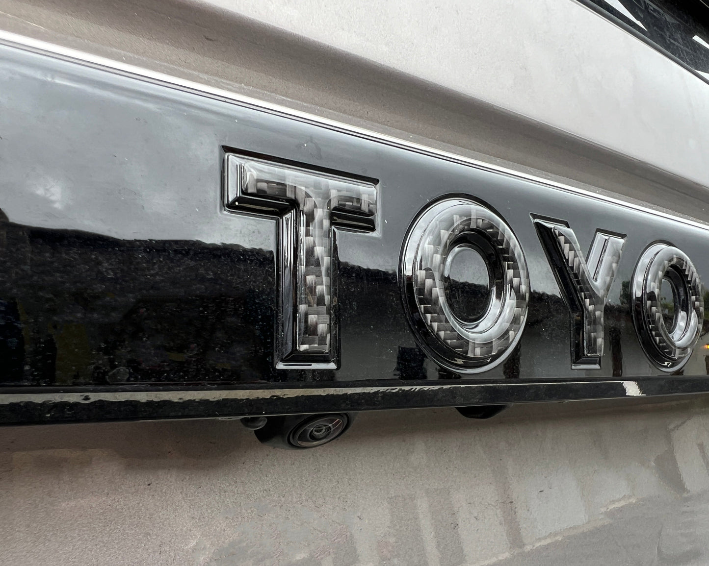 Rear Lift Gate Letter Overlays Fits 2024-2026 Toyota Land Cruiser