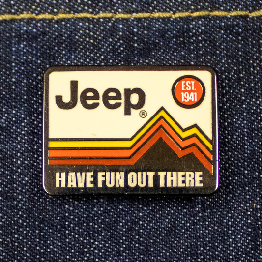 Jeep® “Have Fun Out There” Enamel Pin