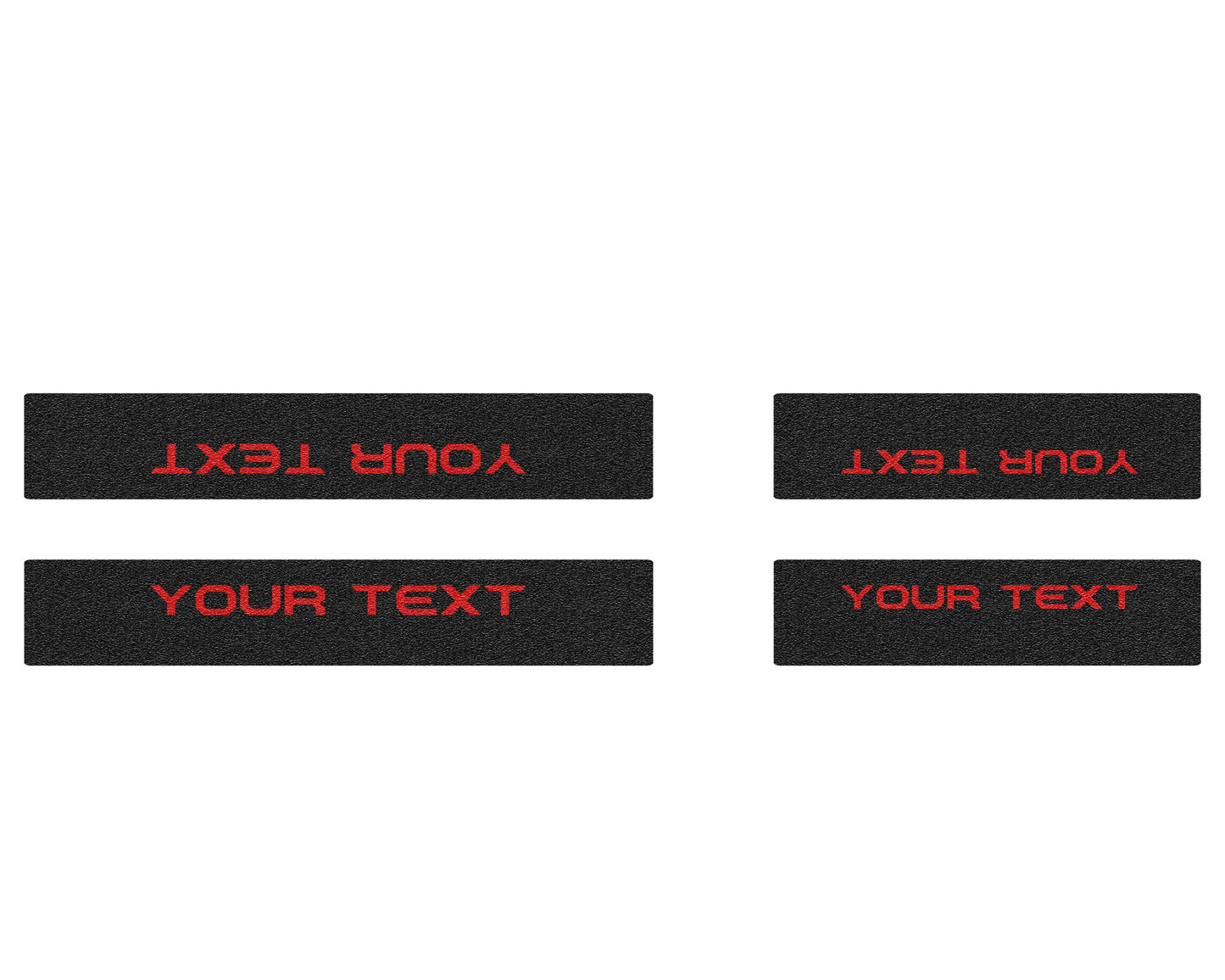 Textured Door Sill Protection Overlays Fits 2022-2026 Ford Maverick