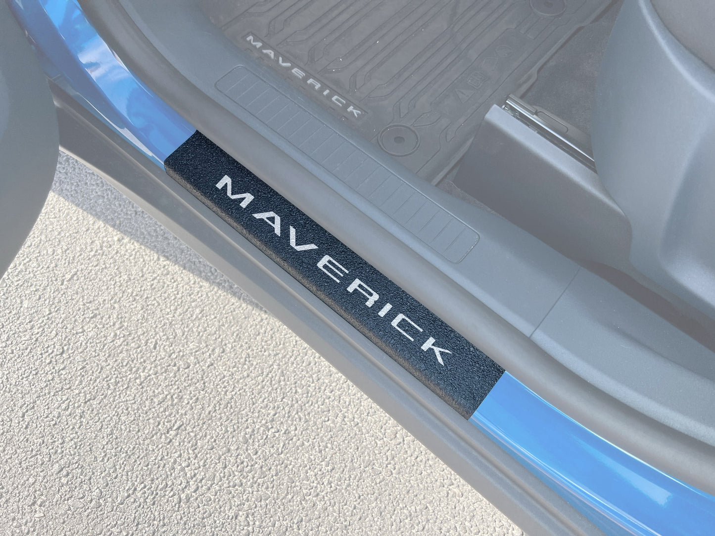 Textured Door Sill Protection Overlays Fits 2022-2026 Ford Maverick