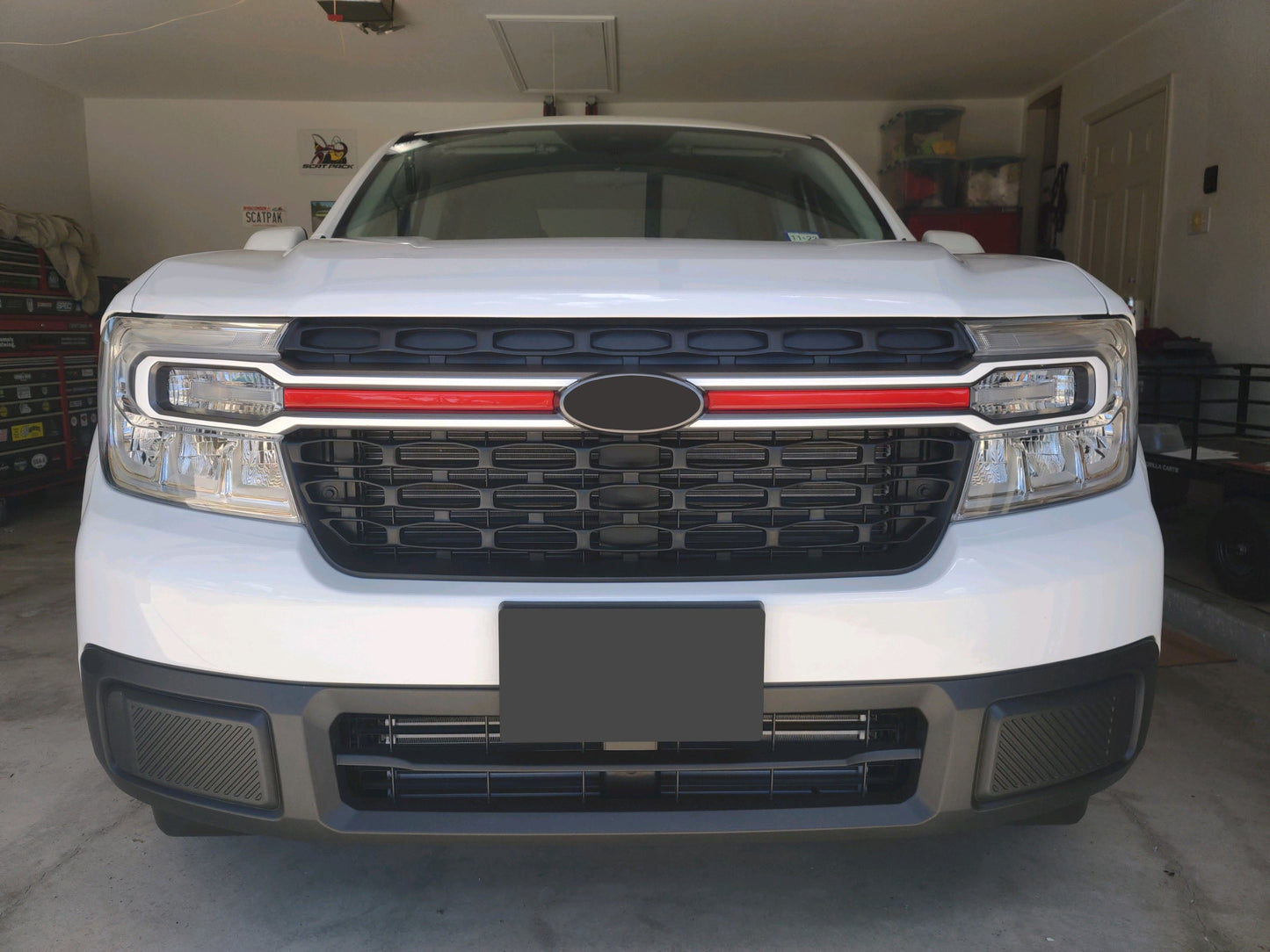 Center Grille Line Accent Trim Fits 2022-2024 Ford Maverick