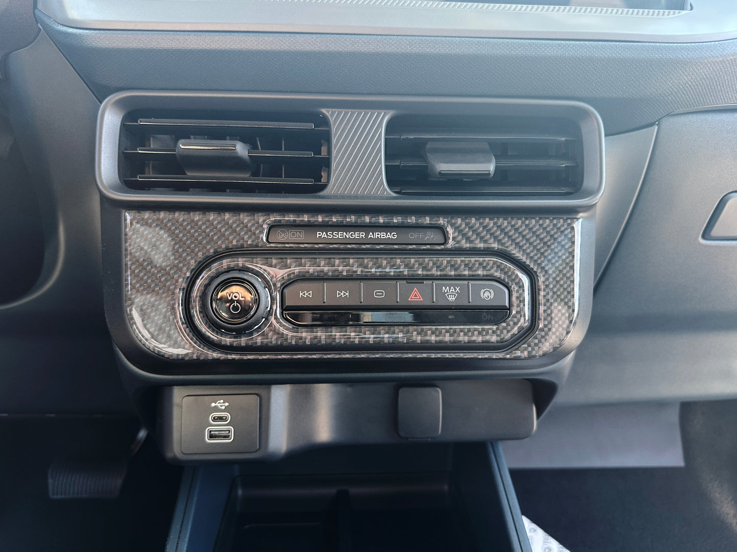 Center Dash Accent Trim Fits 2025-2026 Ford Maverick