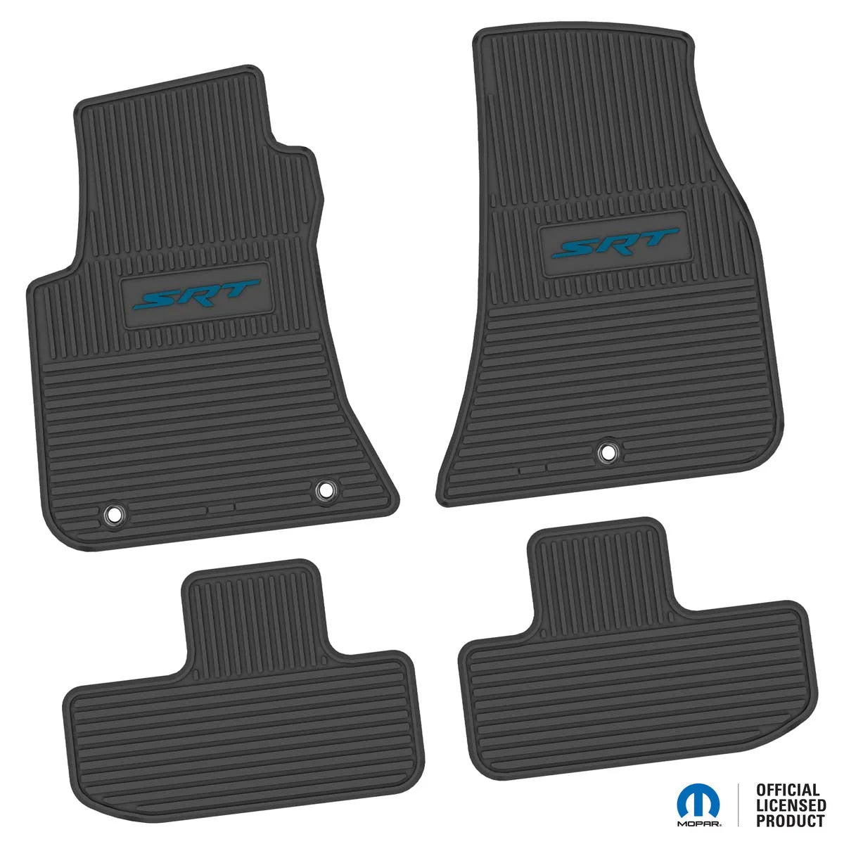 11-24 Dodge Challenger RWD Floor Mats (4pc) w/ SRT Logo
