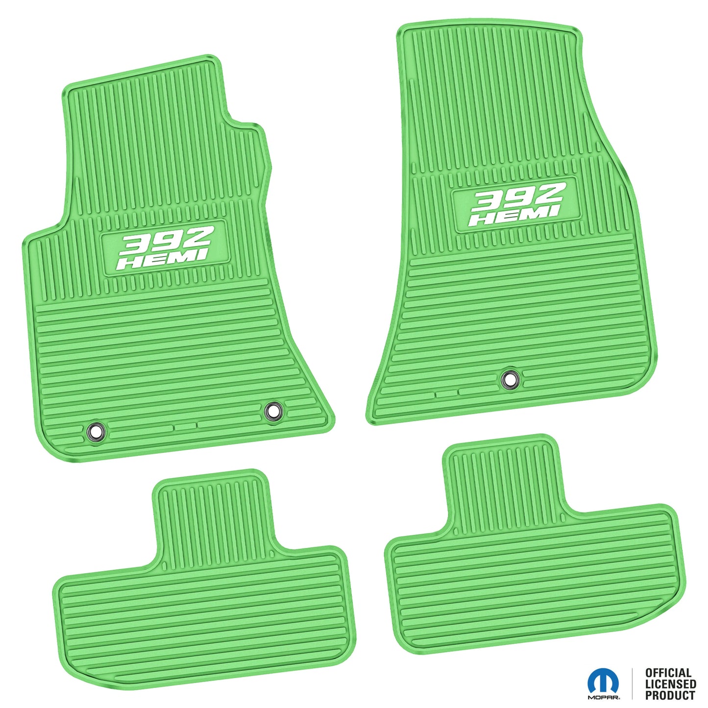 11-24 Dodge Challenger RWD Floor Mats (4pc) w/ 392 HEMI Logo