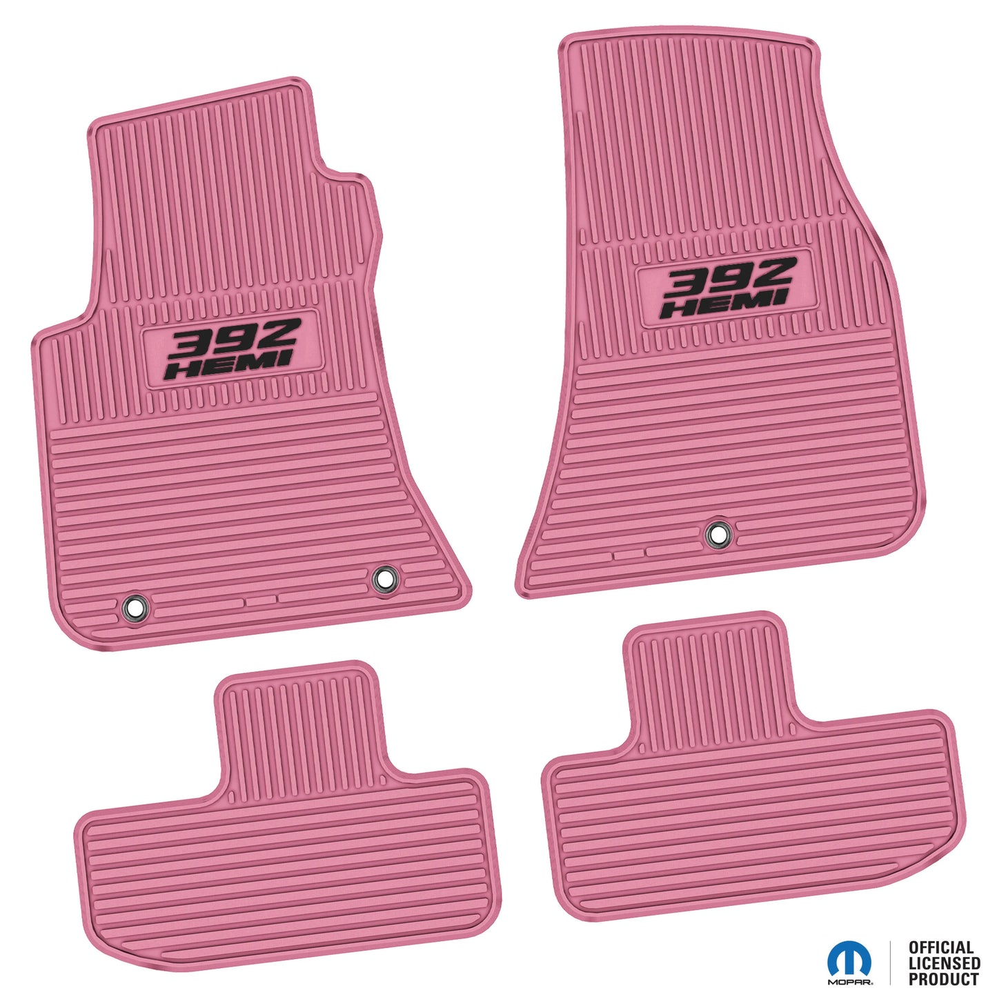 11-24 Dodge Challenger RWD Floor Mats (4pc) w/ 392 HEMI Logo