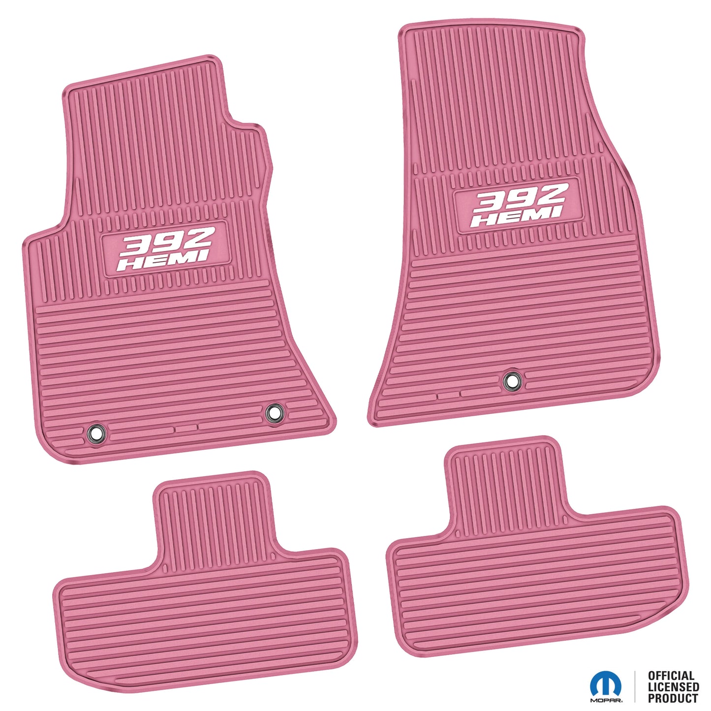 11-24 Dodge Challenger RWD Floor Mats (4pc) w/ 392 HEMI Logo