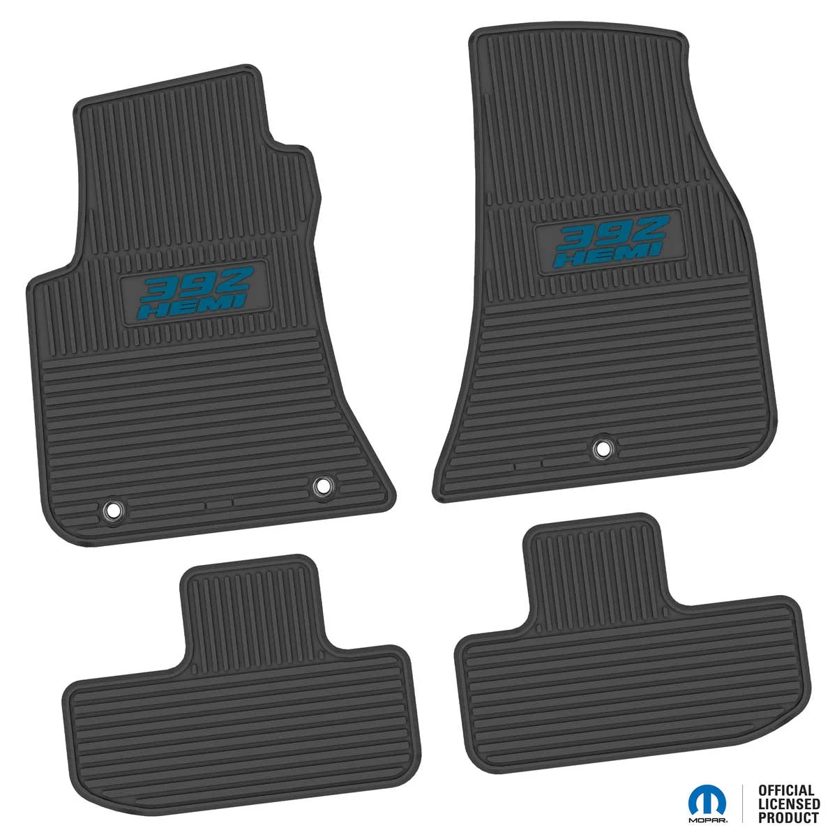 11-24 Dodge Challenger RWD Floor Mats (4pc) w/ 392 HEMI Logo