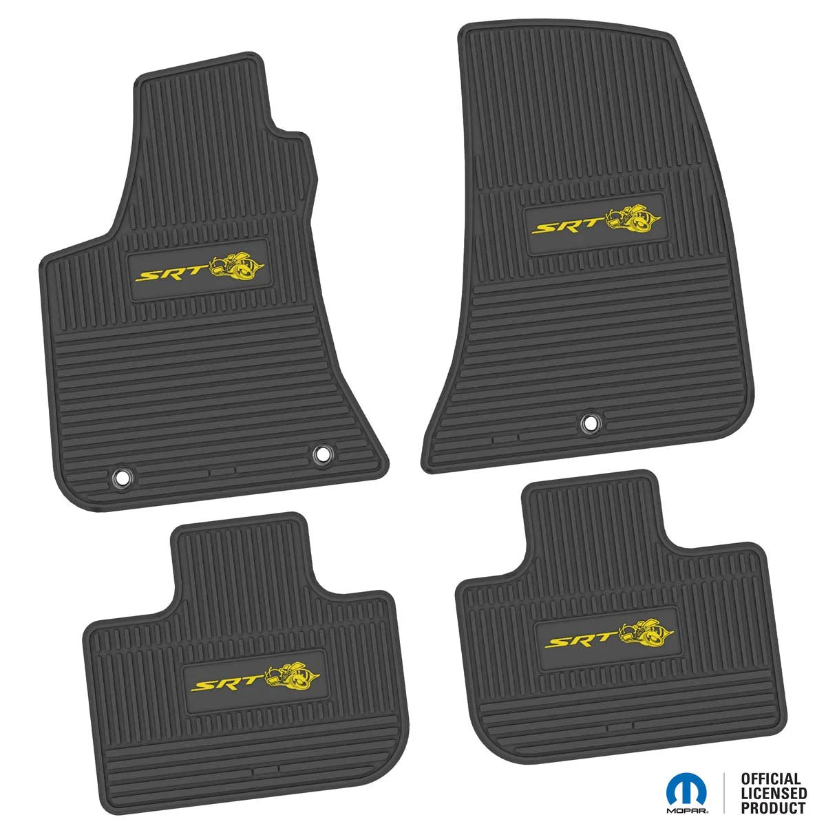 2011–2023 Dodge Charger RWD Floor Mats (4-Piece) – SRT Super Bee Logo