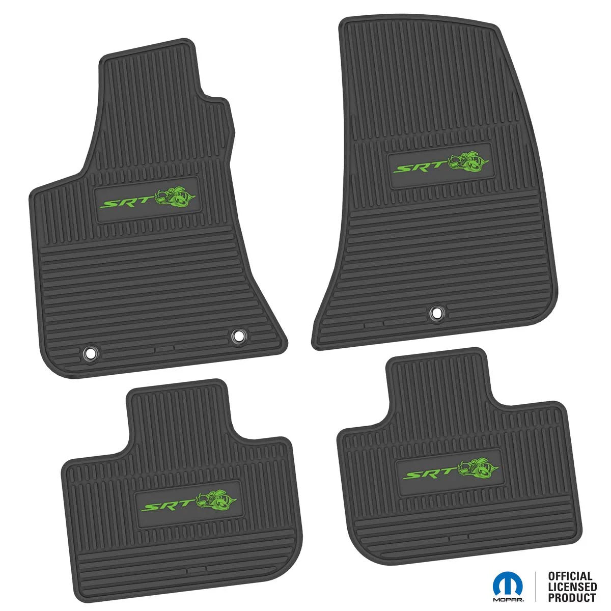 2011–2023 Dodge Charger RWD Floor Mats (4-Piece) – SRT Super Bee Logo