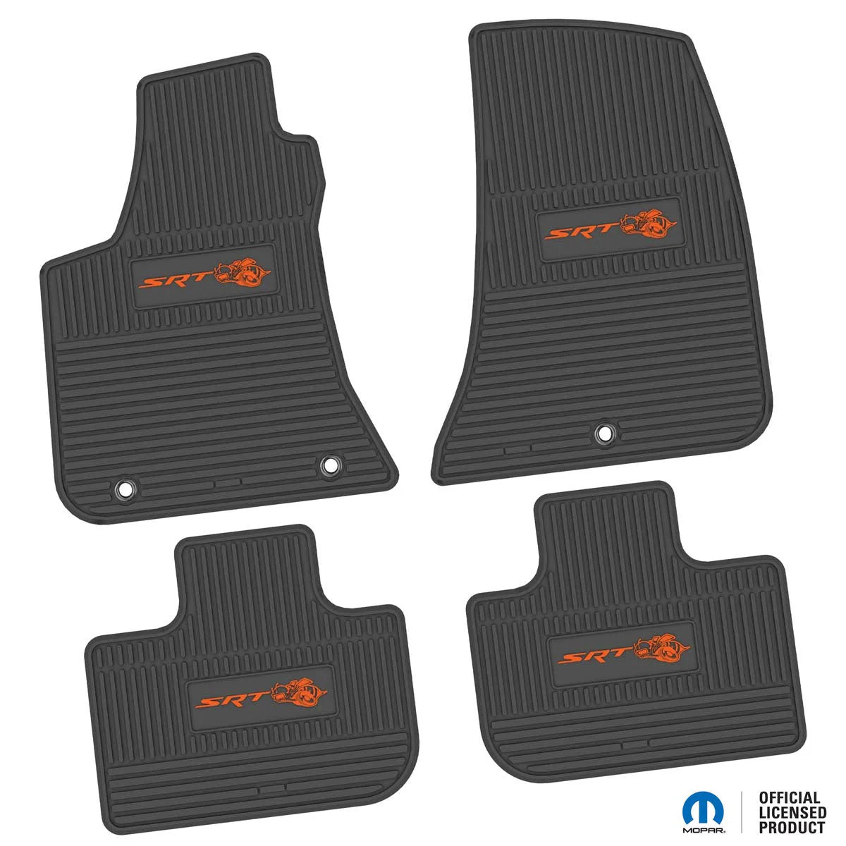 2011–2023 Dodge Charger RWD Floor Mats (4-Piece) – SRT Super Bee Logo