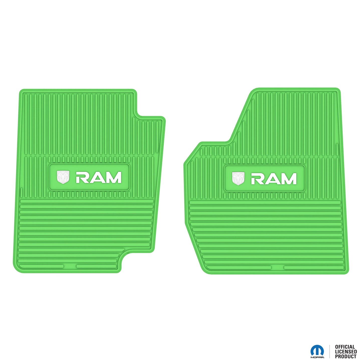 94-01 RAM 1500 & 94-02 RAM 2500/3500 Regular Cab Floor Mats (2pc) w/ RAM Logo
