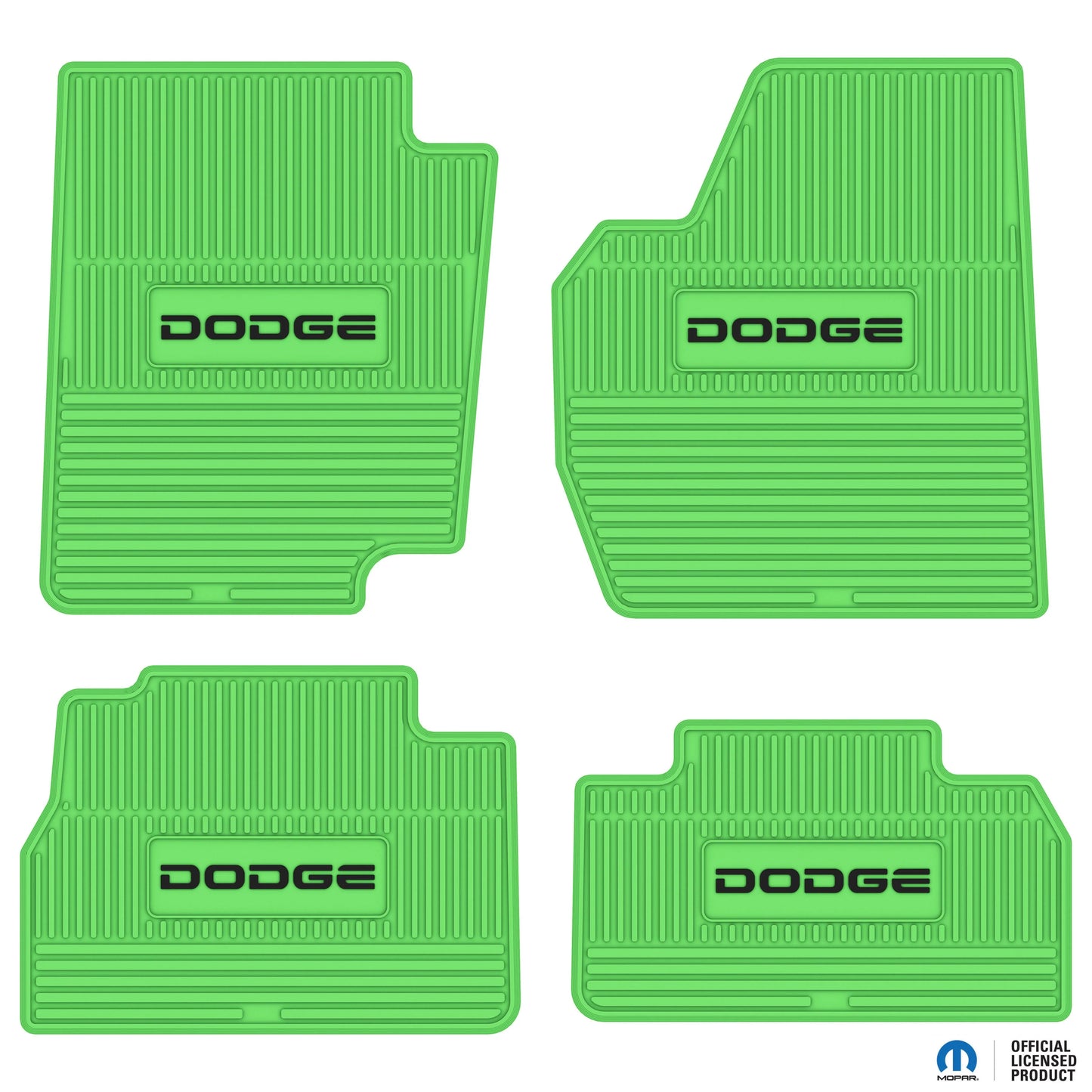95-01 RAM 1500, 95-99 RAM 2500 & 95-97 RAM 3500 Club Cab Floor Mats (4pc) w/ Dodge Logo