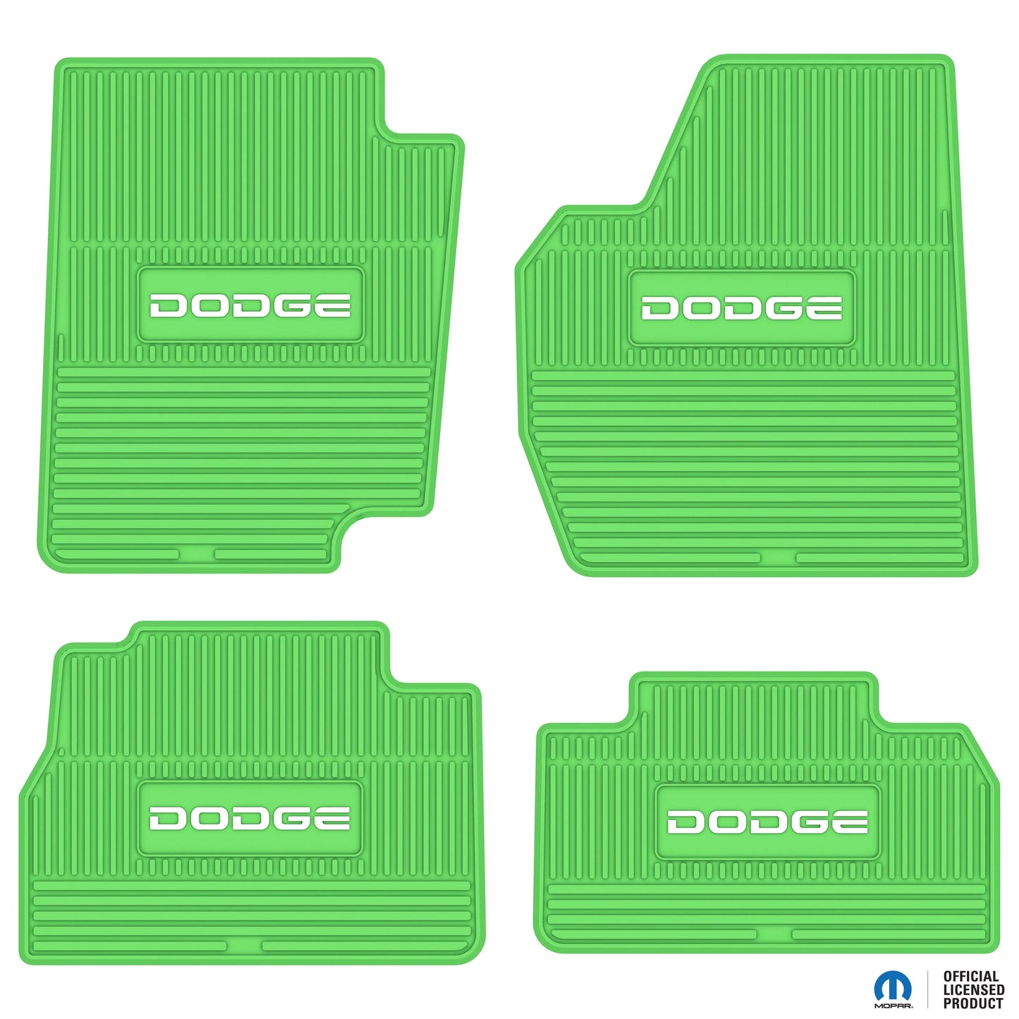 1995–2001 Ram 1500, 1995–1999 Ram 2500 & 1995–1997 Ram 3500 Club Cab Floor Mats (4-Piece) w/ Dodge Logo