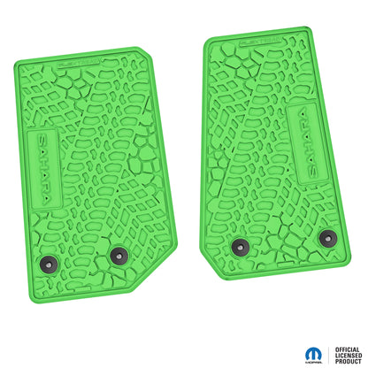 14-18 Jeep Wrangler JK 2Dr Floor Mats (2pc) w/ Sahara Logo