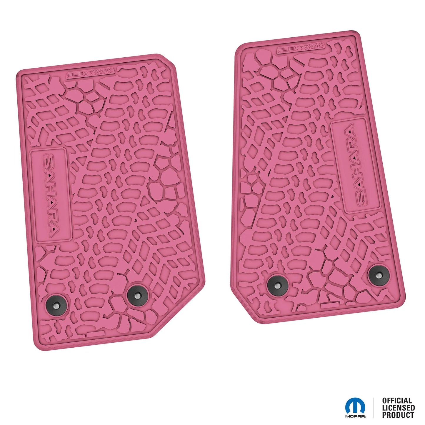 14-18 Jeep Wrangler JK 2Dr Floor Mats (2pc) w/ Sahara Logo