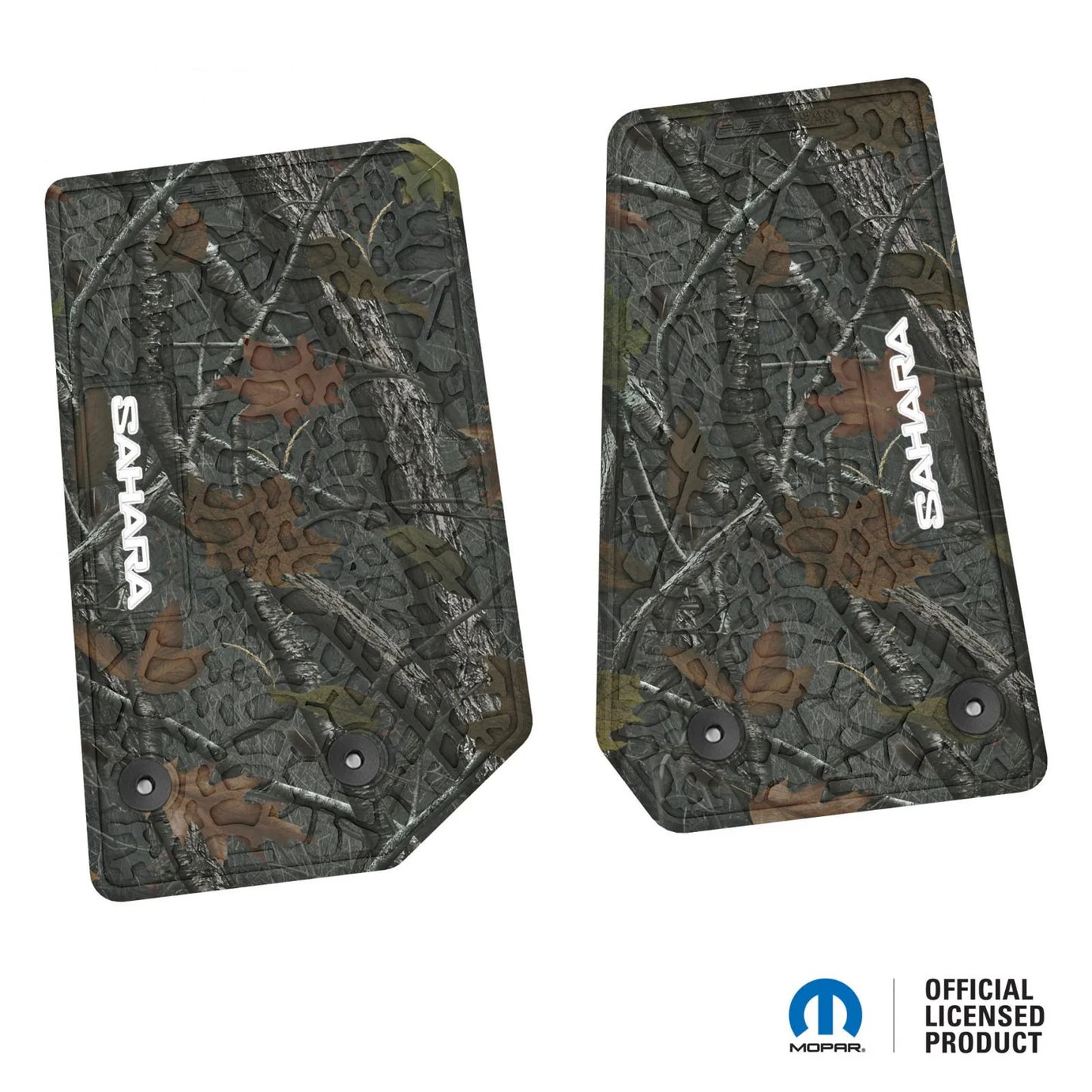 14-18 Jeep Wrangler JK 2Dr Floor Mats (2pc) w/ Sahara Logo