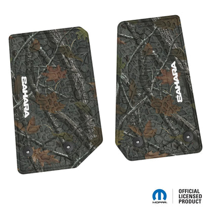 14-18 Jeep Wrangler JK 2Dr Floor Mats (2pc) w/ Sahara Logo