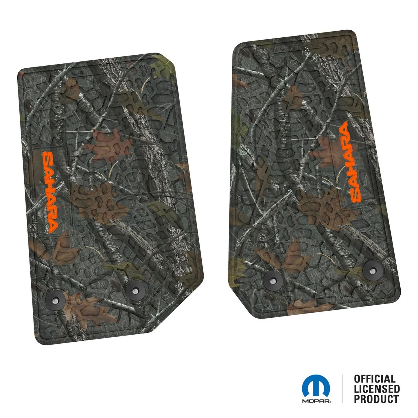 14-18 Jeep Wrangler JK 2Dr Floor Mats (2pc) w/ Sahara Logo