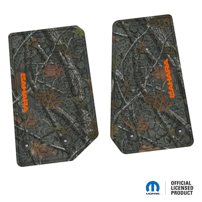 14-18 Jeep Wrangler JK 2Dr Floor Mats (2pc) w/ Sahara Logo