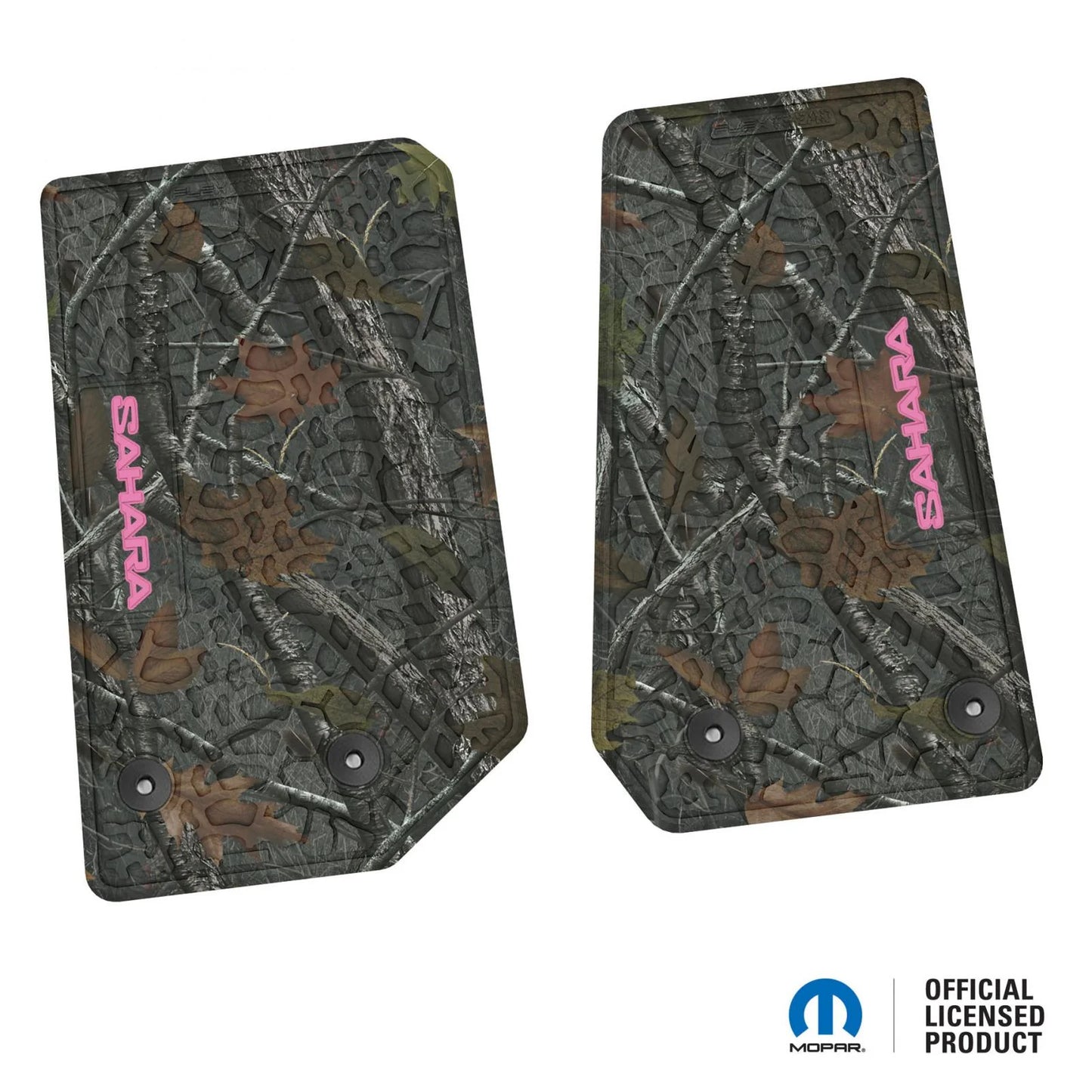 14-18 Jeep Wrangler JK 2Dr Floor Mats (2pc) w/ Sahara Logo