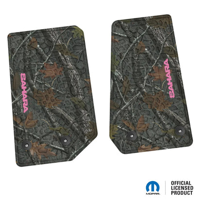 14-18 Jeep Wrangler JK 2Dr Floor Mats (2pc) w/ Sahara Logo