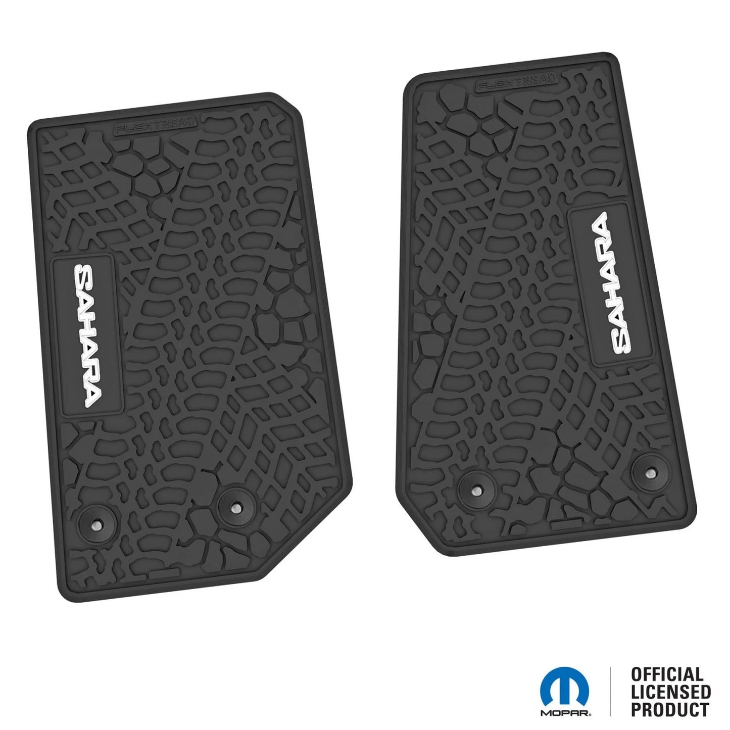 14-18 Jeep Wrangler JK 2Dr Floor Mats (2pc) w/ Sahara Logo