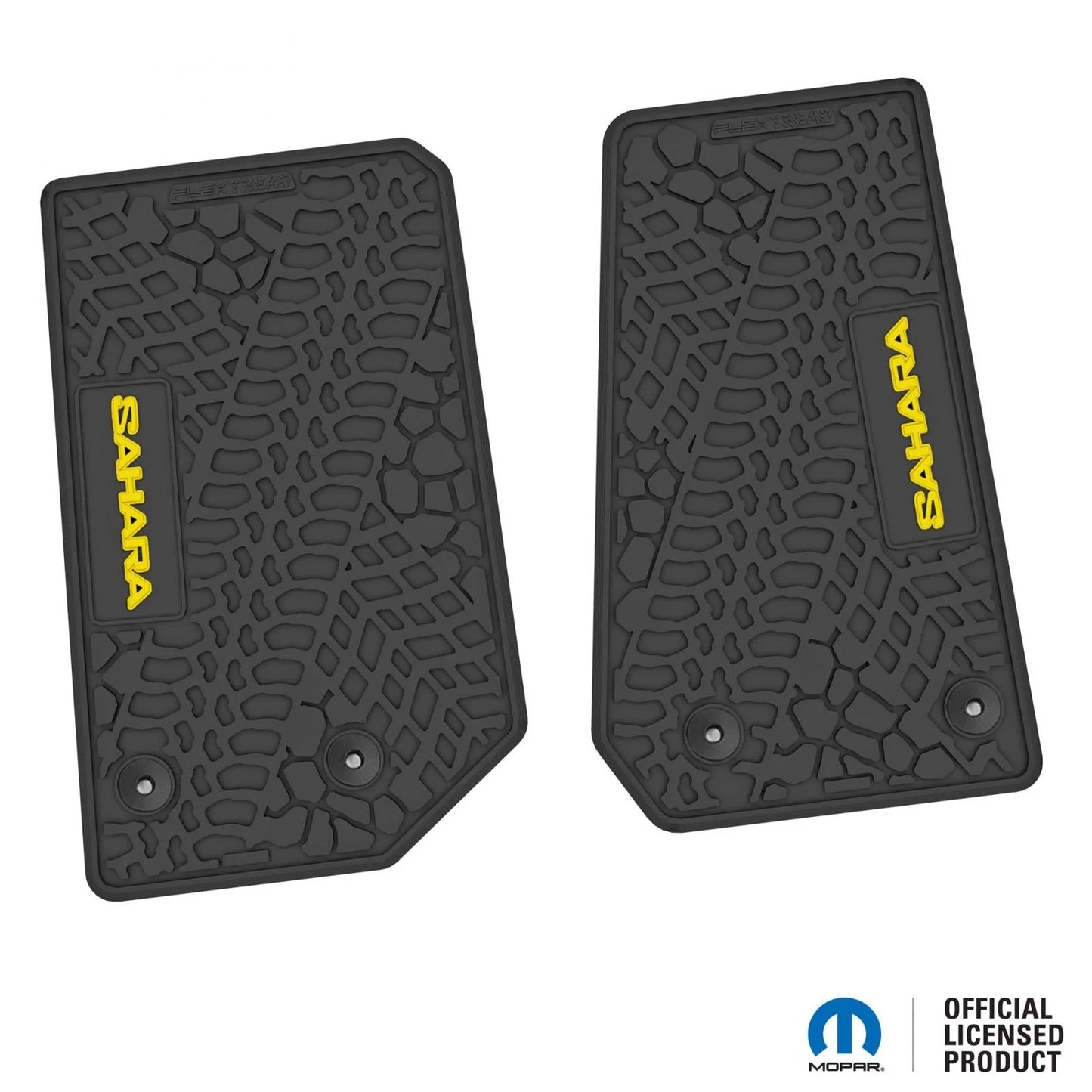 14-18 Jeep Wrangler JK 2Dr Floor Mats (2pc) w/ Sahara Logo