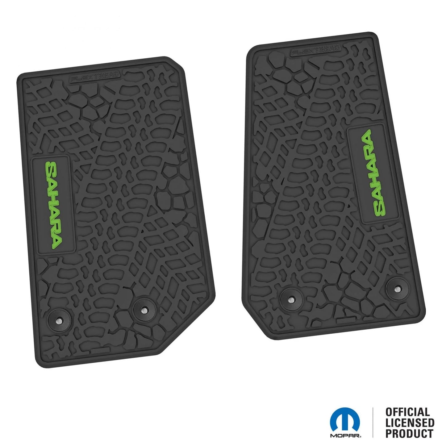 14-18 Jeep Wrangler JK 2Dr Floor Mats (2pc) w/ Sahara Logo