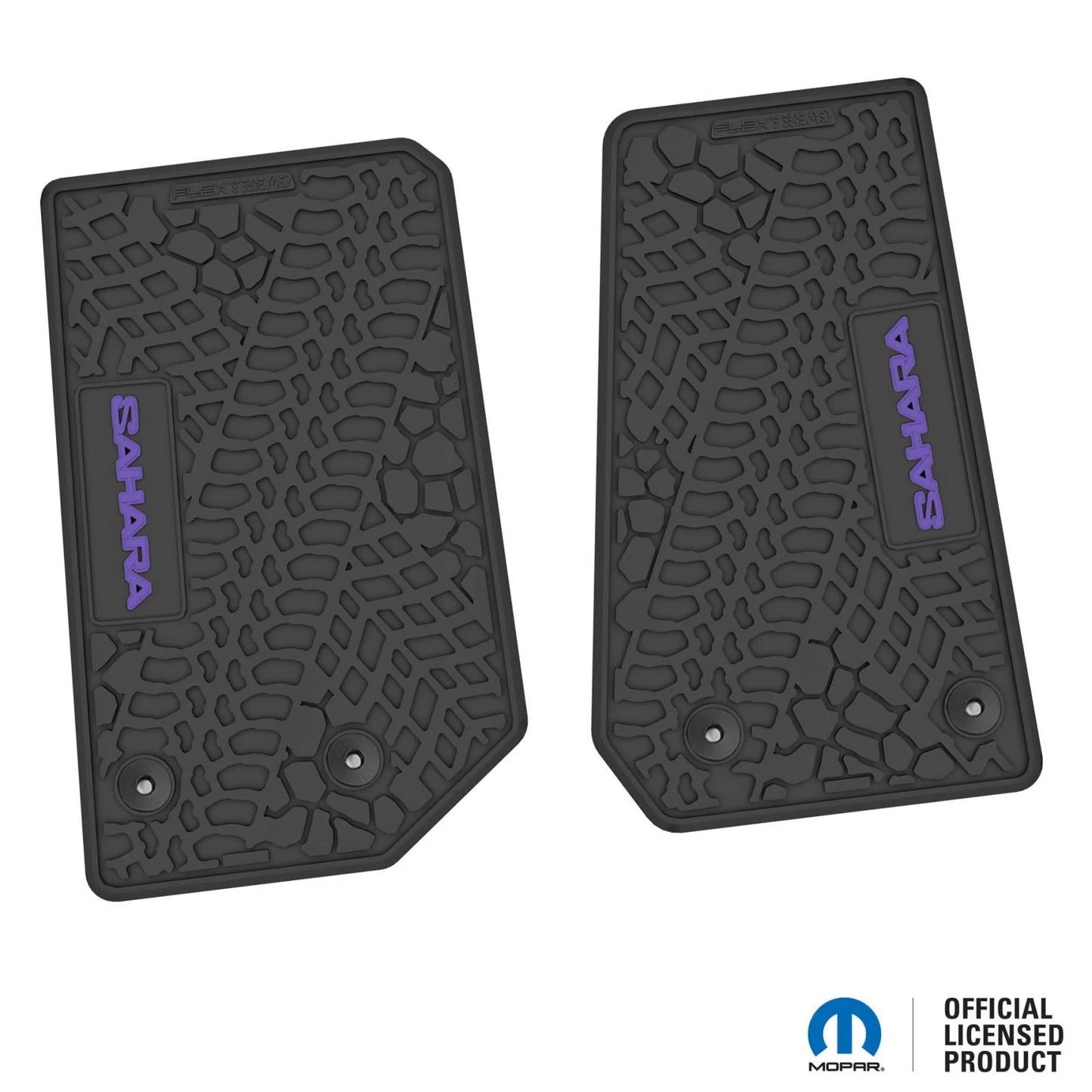 14-18 Jeep Wrangler JK 2Dr Floor Mats (2pc) w/ Sahara Logo