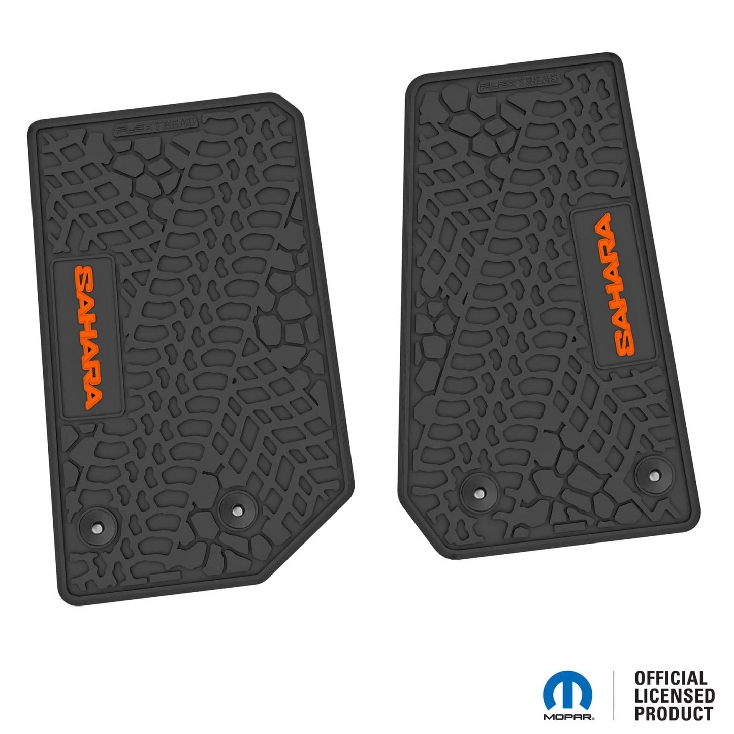 14-18 Jeep Wrangler JK 2Dr Floor Mats (2pc) w/ Sahara Logo