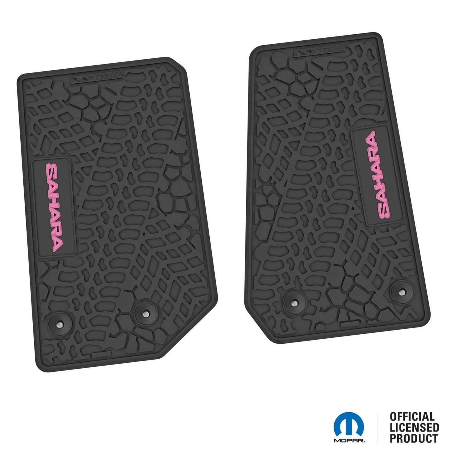 14-18 Jeep Wrangler JK 2Dr Floor Mats (2pc) w/ Sahara Logo