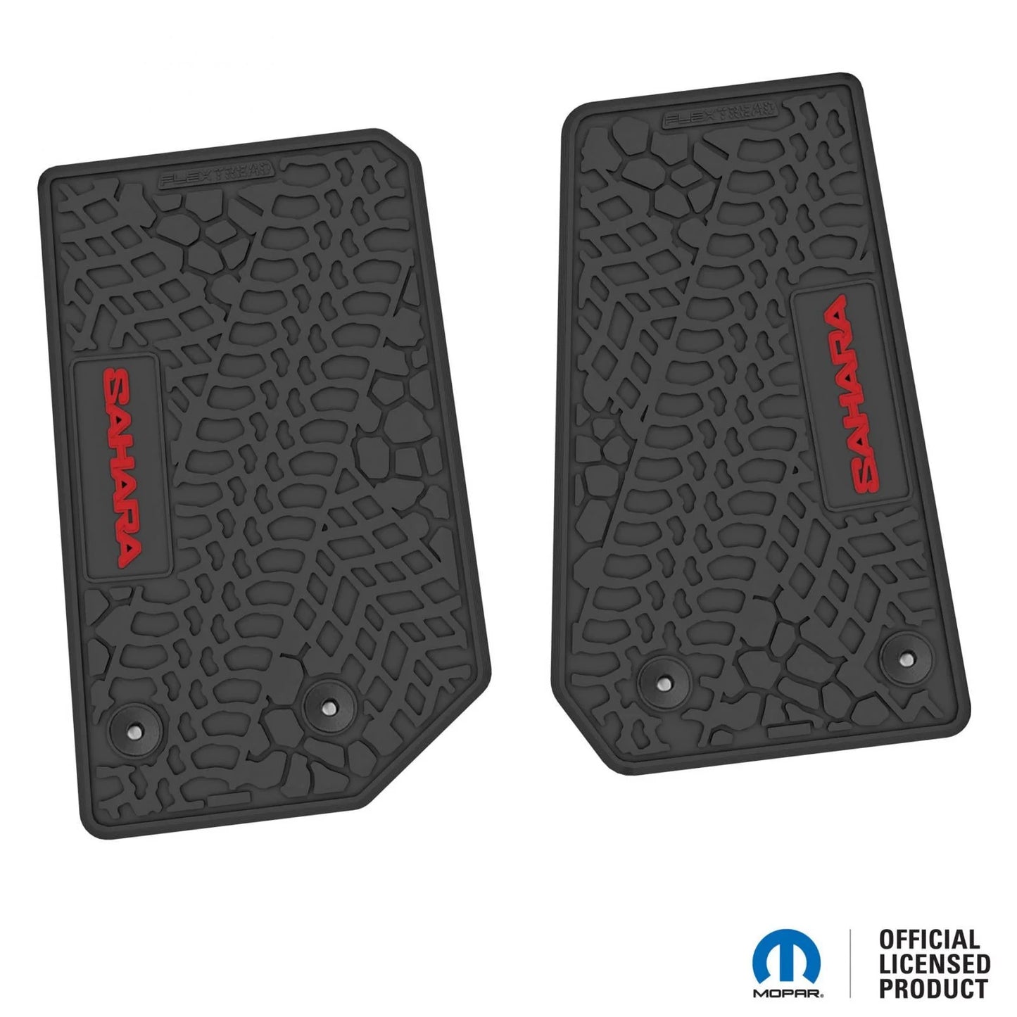 14-18 Jeep Wrangler JK 2Dr Floor Mats (2pc) w/ Sahara Logo