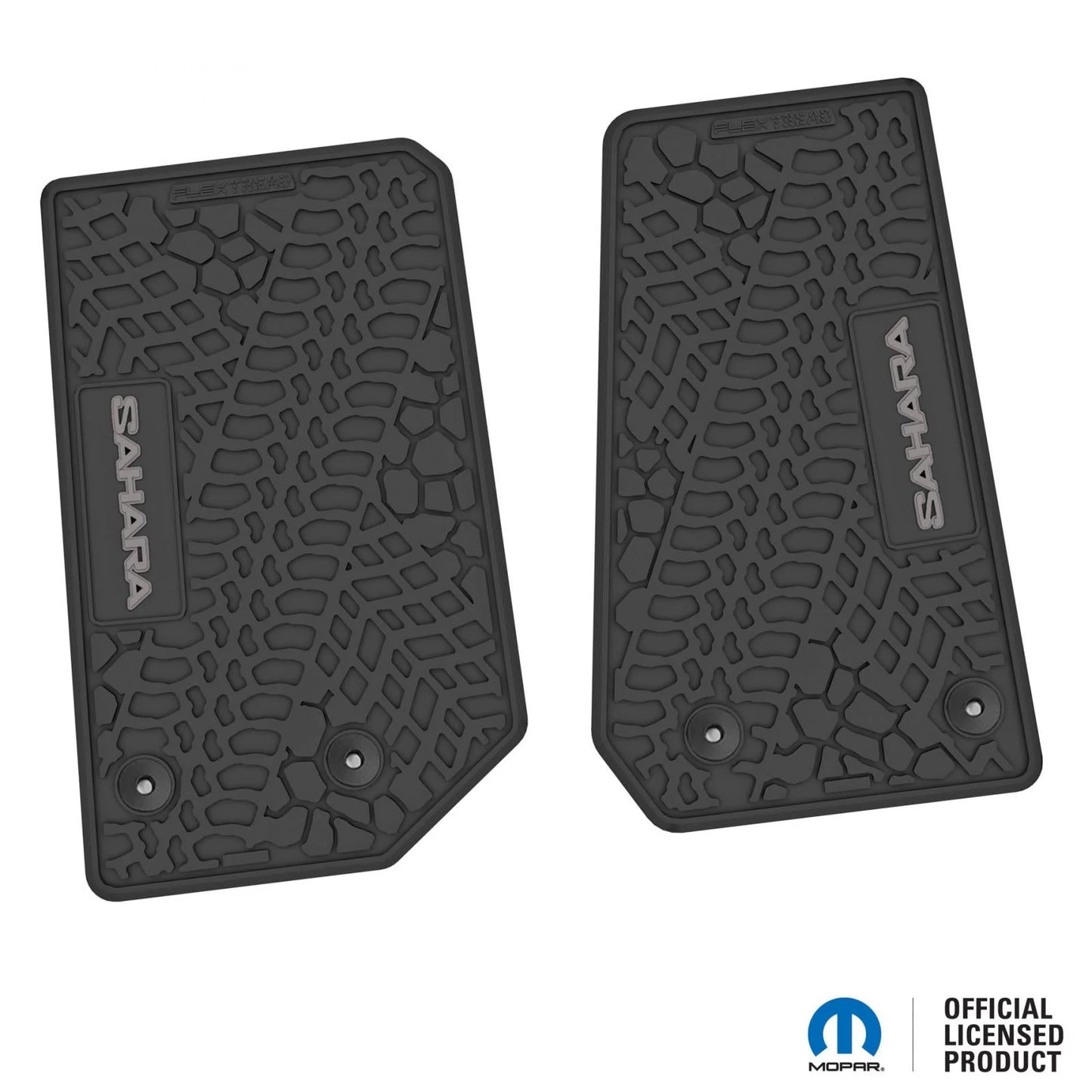14-18 Jeep Wrangler JK 2Dr Floor Mats (2pc) w/ Sahara Logo