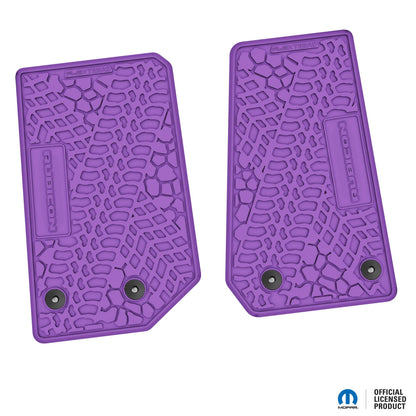 14-18 Jeep Wrangler JK 2Dr Floor Mats (2pc) w/ Rubicon Logo