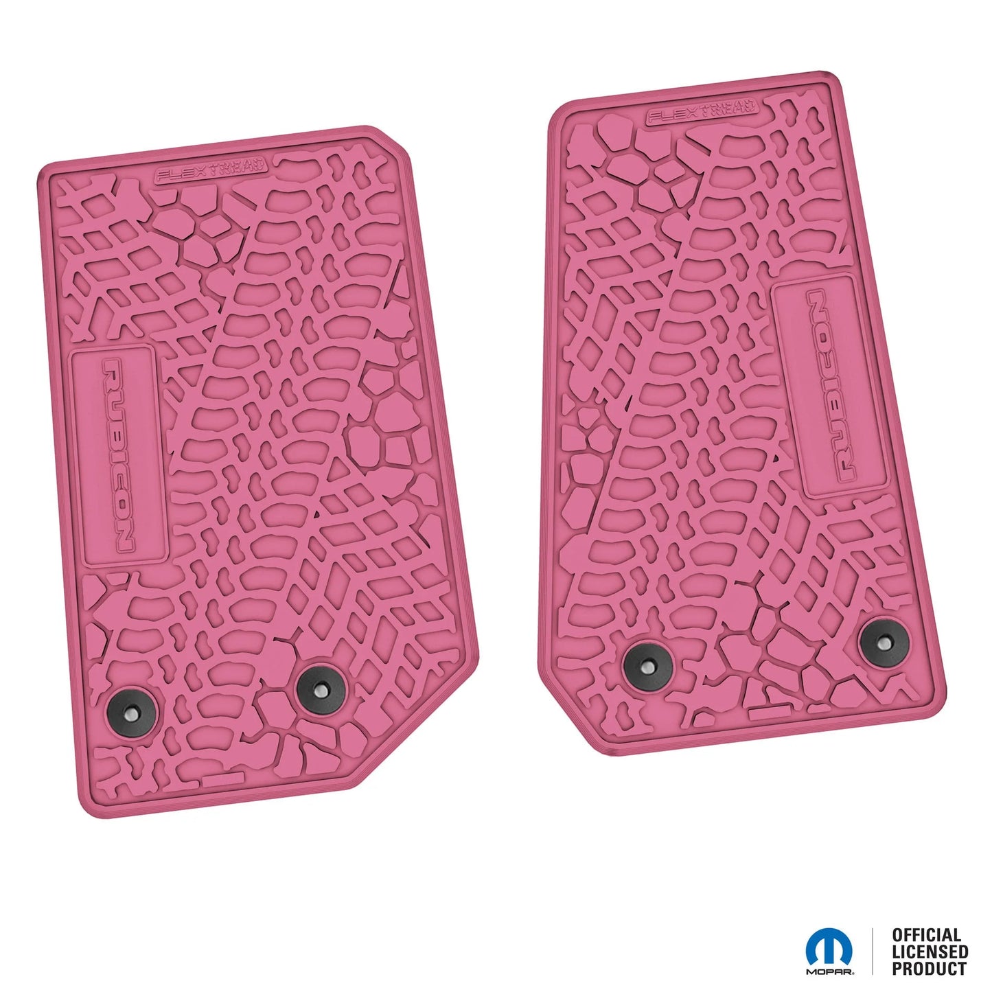 14-18 Jeep Wrangler JK 2Dr Floor Mats (2pc) w/ Rubicon Logo