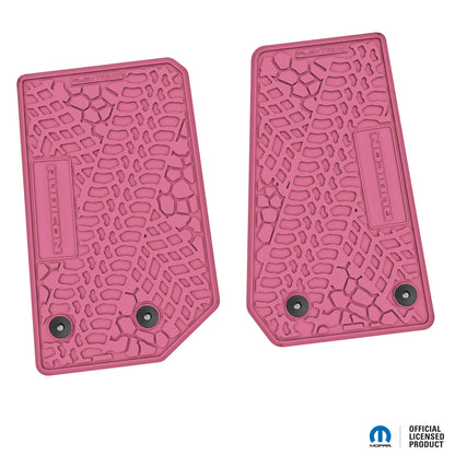 14-18 Jeep Wrangler JK 2Dr Floor Mats (2pc) w/ Rubicon Logo