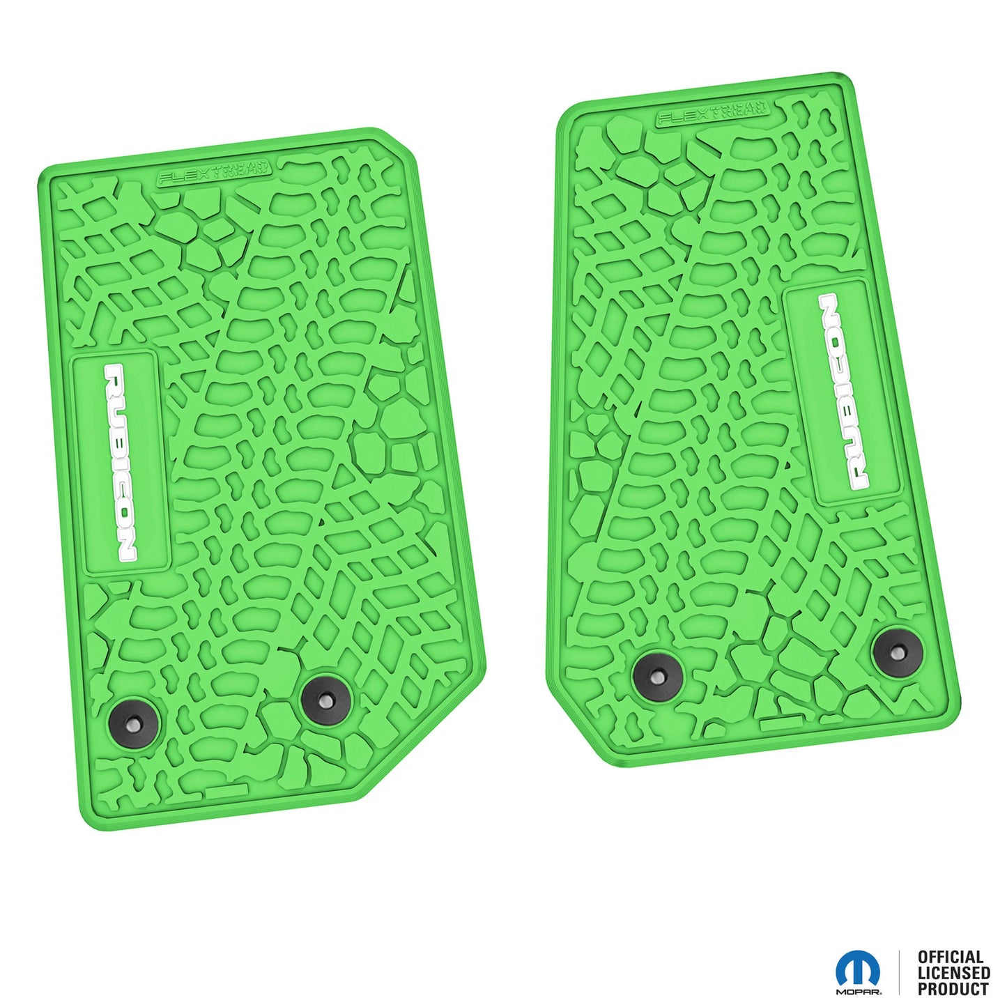 14-18 Jeep Wrangler JK 2Dr Floor Mats (2pc) w/ Rubicon Logo