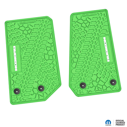 14-18 Jeep Wrangler JK 2Dr Floor Mats (2pc) w/ Rubicon Logo