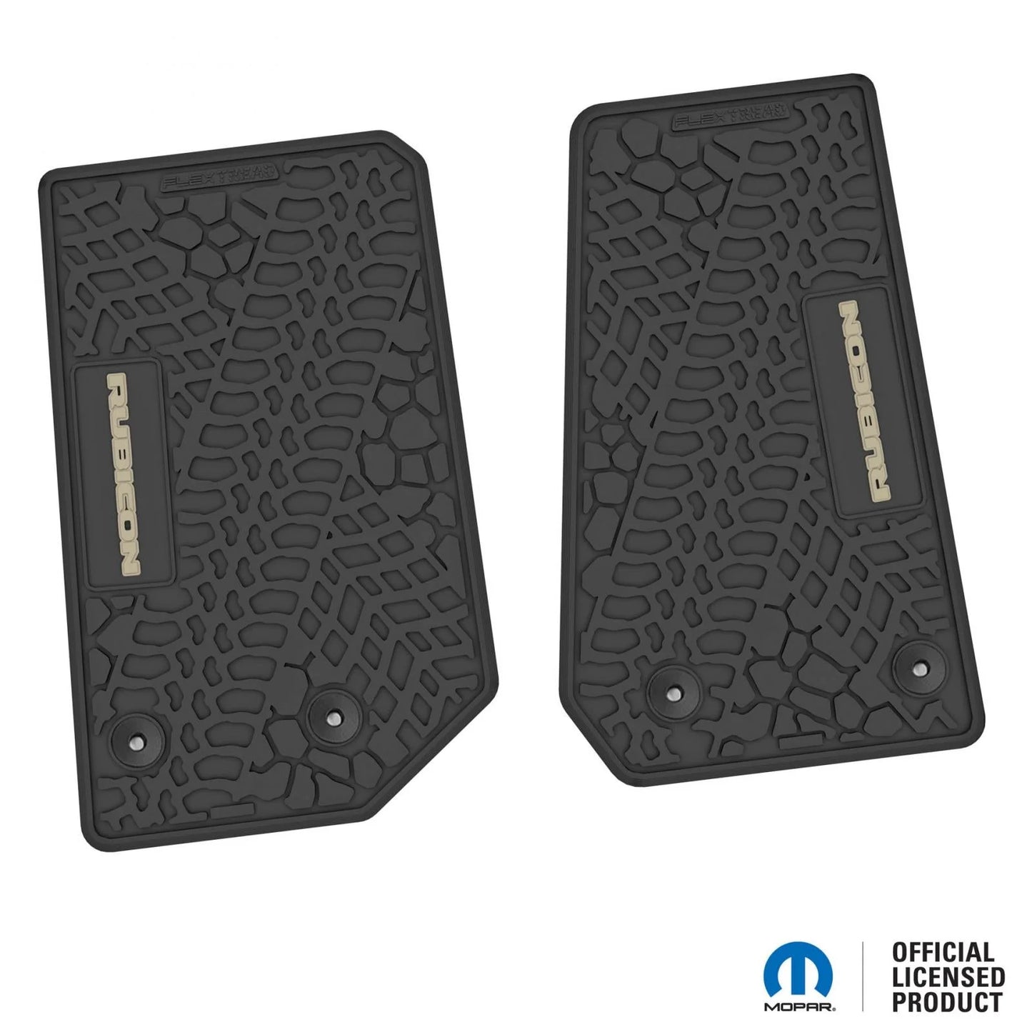 14-18 Jeep Wrangler JK 2Dr Floor Mats (2pc) w/ Rubicon Logo