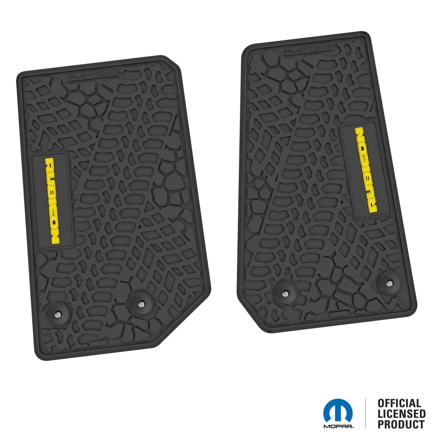 14-18 Jeep Wrangler JK 2Dr Floor Mats (2pc) w/ Rubicon Logo