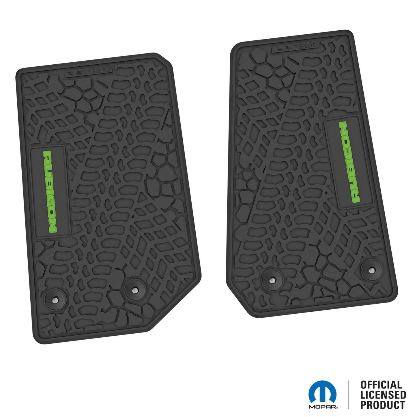 14-18 Jeep Wrangler JK 2Dr Floor Mats (2pc) w/ Rubicon Logo