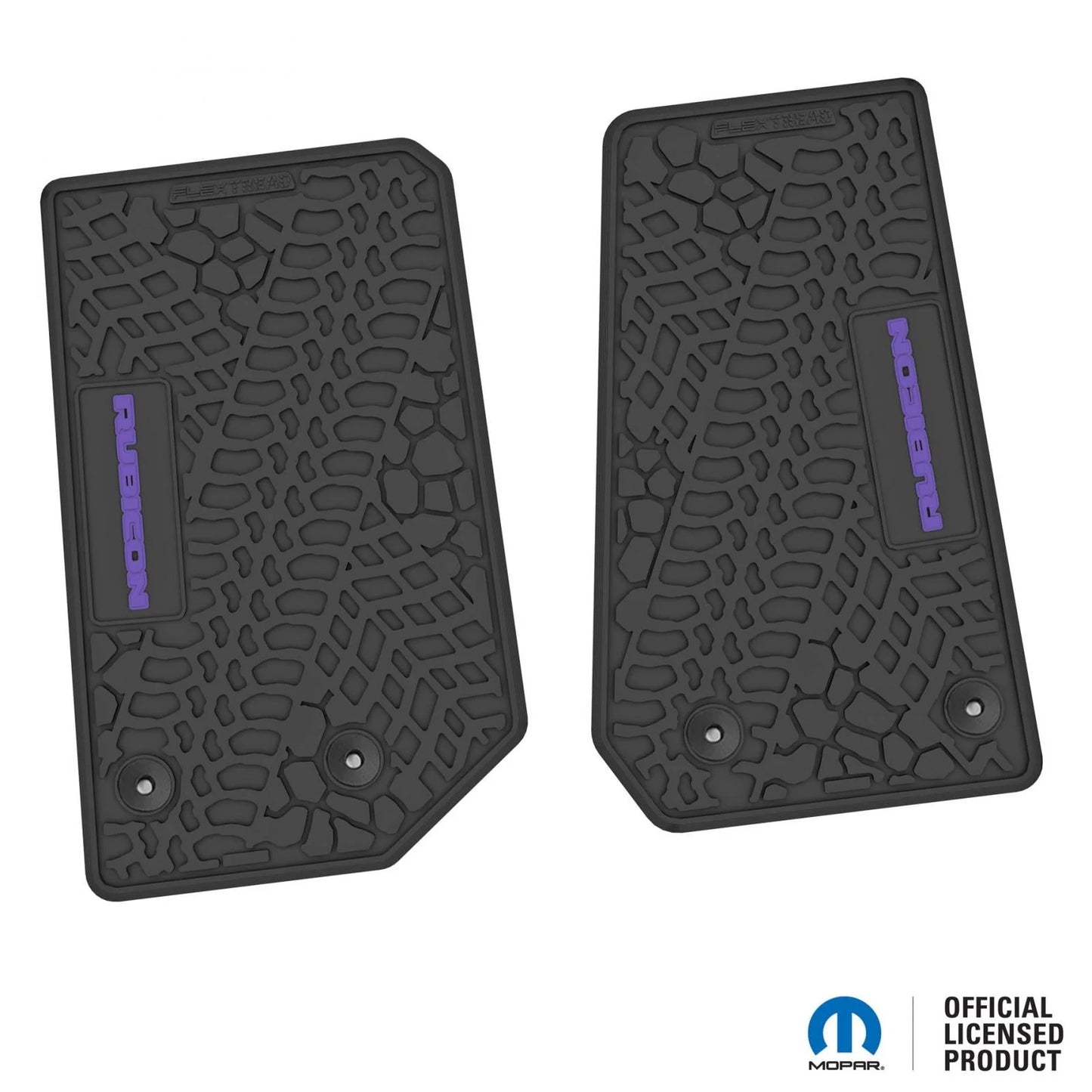 14-18 Jeep Wrangler JK 2Dr Floor Mats (2pc) w/ Rubicon Logo