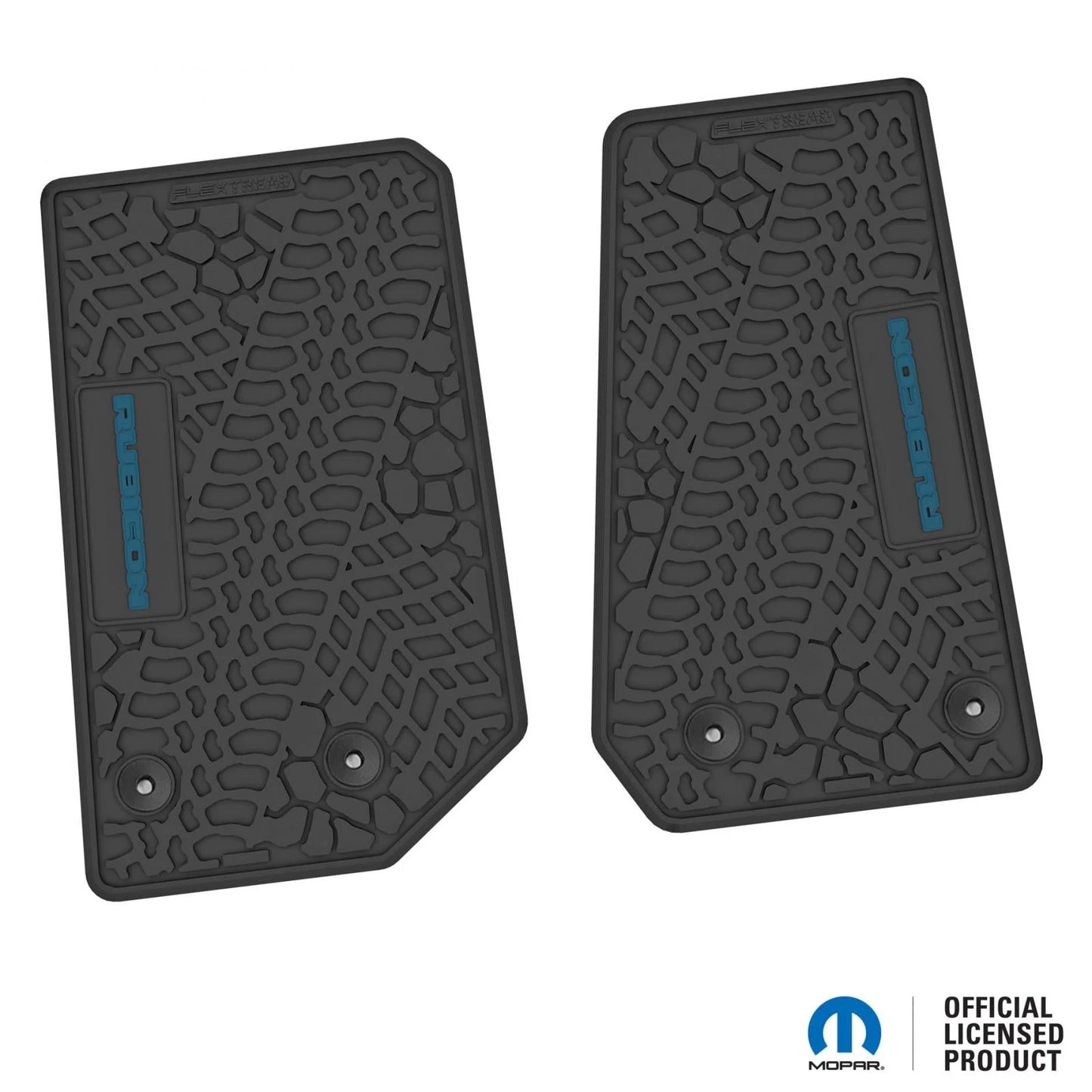 14-18 Jeep Wrangler JK 2Dr Floor Mats (2pc) w/ Rubicon Logo
