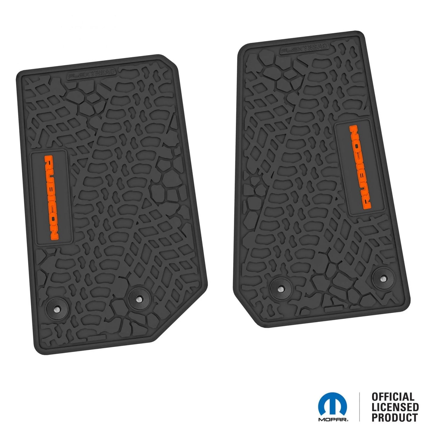 14-18 Jeep Wrangler JK 2Dr Floor Mats (2pc) w/ Rubicon Logo