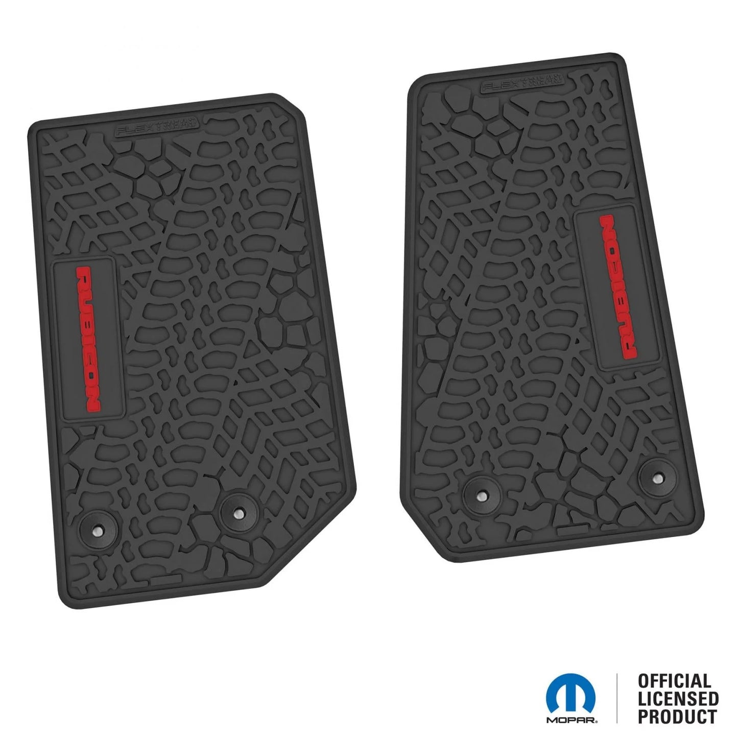 14-18 Jeep Wrangler JK 2Dr Floor Mats (2pc) w/ Rubicon Logo