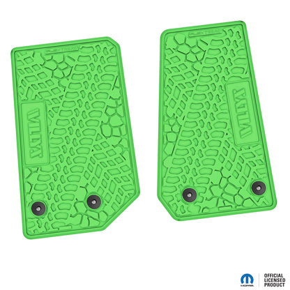 14-18 Jeep Wrangler JK 2Dr Floor Mats (2pc) w/ Willys Logo