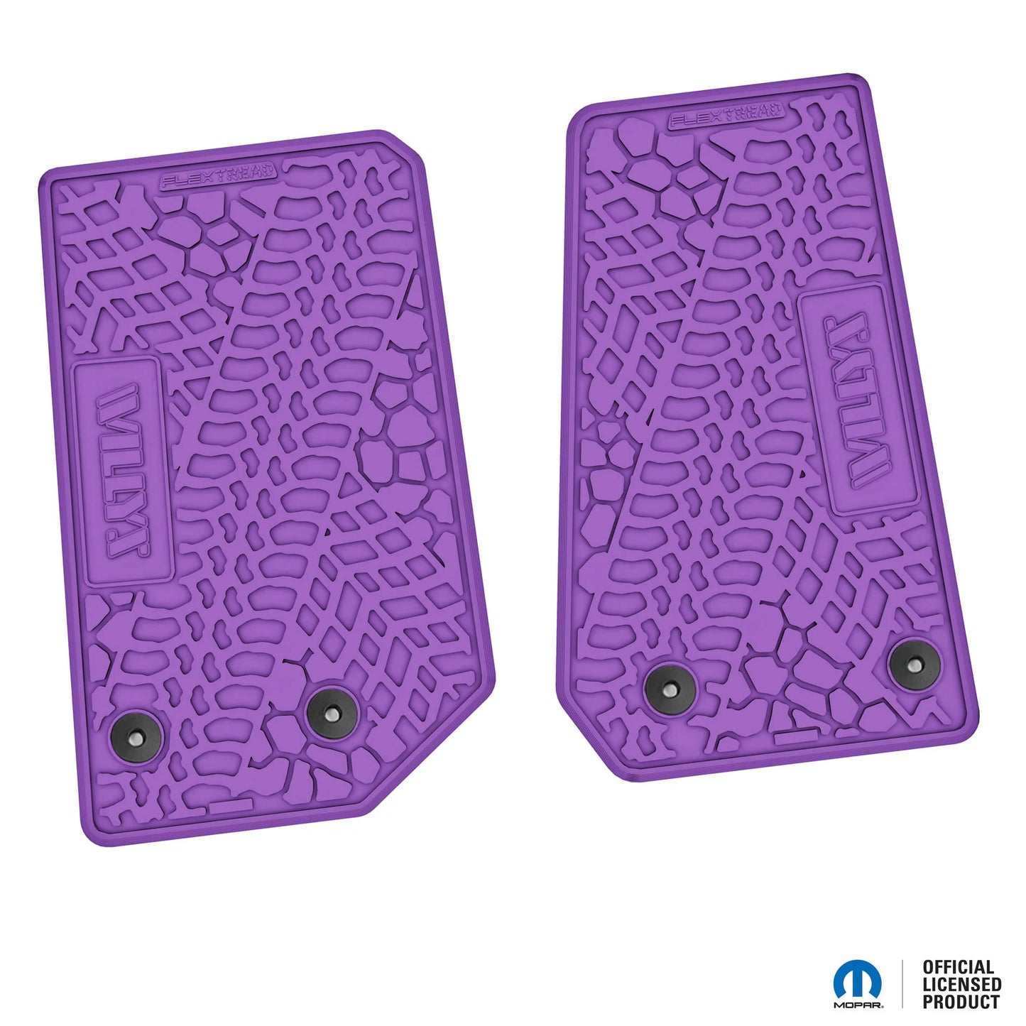 14-18 Jeep Wrangler JK 2Dr Floor Mats (2pc) w/ Willys Logo