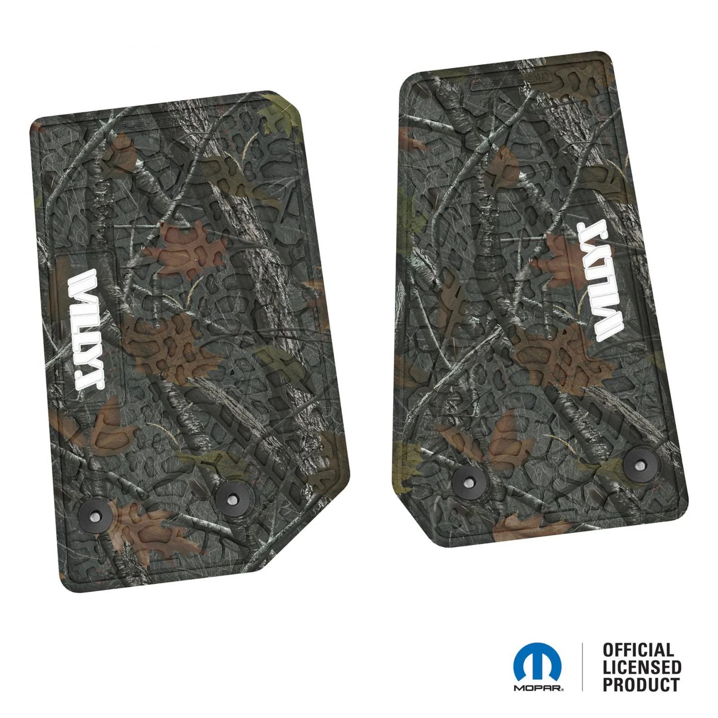 14-18 Jeep Wrangler JK 2Dr Floor Mats (2pc) w/ Willys Logo