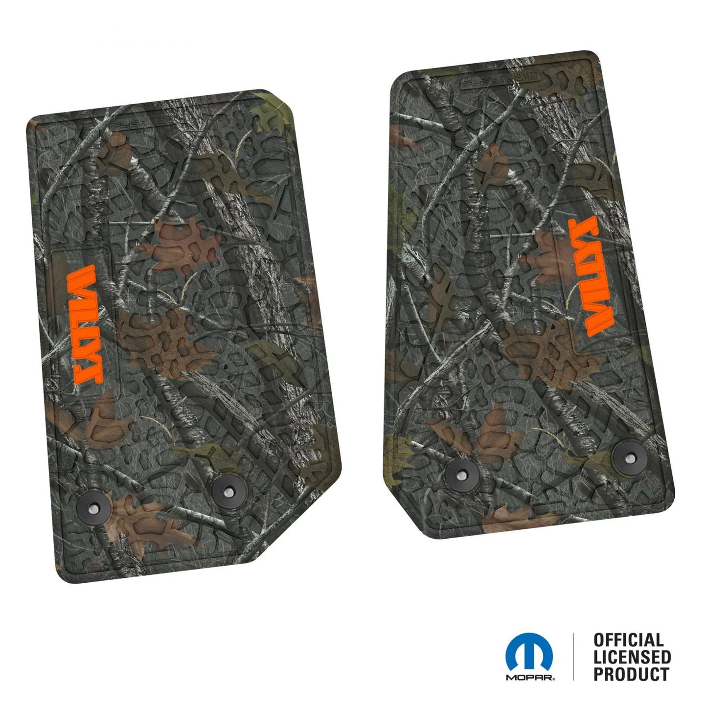14-18 Jeep Wrangler JK 2Dr Floor Mats (2pc) w/ Willys Logo